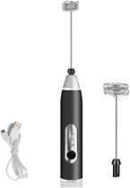 Batedor De Ovos 2 em 1 Bebidas Frutas Elétrico Sem Fio Pórtatil