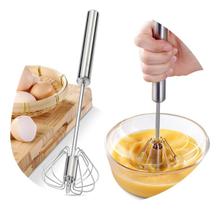 Batedor De Ovos Claras Misturador Semi Automático Aço Inox