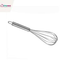 Batedor de Ovos e Claras em Aço Inox 30cm Ideal para Massas, Molhos e Sobremesas