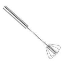 Batedor de Ovos Giratório Inox Semi Automático Batedor de Ovos Giratório Inox Semi Automático