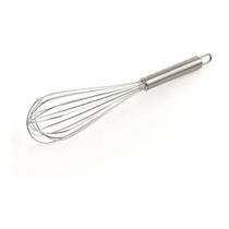 Batedor De Ovos Misturador De Bolo Fouet Profissional Em Aço Inox 29cm