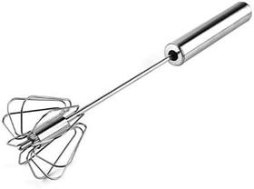 Batedor de Ovos Mixer Fouet Semi Automático Inox Cozinha