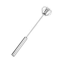 Batedor De Ovos Semi-Automático Em Aço Inoxidável Para Mistura De Ovos E Creme, Ferramenta De Batedor De Ovos Semi-Automático Em Aço Inoxidável Para Mistura De Ovos E Creme, Ferramenta De