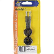 Batedor De Porta Pvc Com Parafuso Talentos Preto Cartela Com 2 Pecas Batedor De Porta Pvc Com Parafuso Talentos Preto Cartela Com 2 Pecas