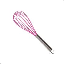 Batedor De Silicone Fouet Fuê Ovos Clara Bolo Massa Aço Inox Batedor De Silicone Fouet Fuê Ovos Clara Bolo Massa Aço Inox