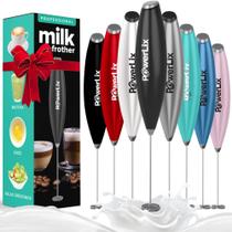 Batedor elétrico portátil Milk Frother POWERLIX preto
