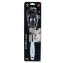 Batedor Fouet Aço Inox Cozinha Profissional Claras Molhos Cremes Massas Leves Cabo Ergonômico Lavável Resistente Prático Versátil Batedor Fouet Aço Inox Cozinha Profissional Claras Molhos Cremes Massas Leves Cabo Ergonômico Lavável Resistente Prático Versátil