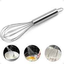 Batedor Fouet Bolos Ovos Claras Cremes Massas Omeletes Inox