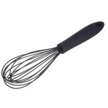 Batedor Fouet De Silicone Preto 31Cm - Weck