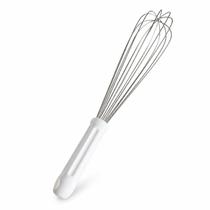 Batedor Fouet Inox 45cm - Cabo plástico branco Batedor Fouet Inox 45cm - Cabo plástico branco
