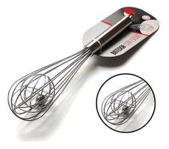 Batedor Fuê C/ Esfera Inox De Claras Ovos Bolos Profissional