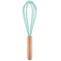 Batedor Fuê de Silicone com Cabo de Madeira