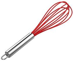 Batedor FUET Fio Silicone Cabo Aço Inox