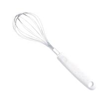 Batedor Inox Cabo Plástico Branco 28 Cm. (Fouet) - Tramontina