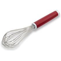 Batedor kitchenaid de ovos e massas fouet em aço inoxidável vermelho kag060ohere