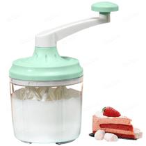 Batedor Manual Com Recipiente de 1200ml Cremes e Massas - Facibom Batedor Manual Com Recipiente de 1200ml Cremes e Massas - Facibom