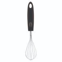 BATEDOR MANUAL OVOS 24cm AÇO INOX TUUT CABO PRETO BATEDOR MANUAL OVOS 24cm AÇO INOX TUUT CABO PRETO