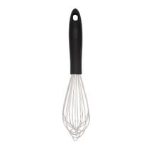 Batedor Manual Profissional Weck - Aço Inox com Cabo Preto 40cm Batedor Manual Profissional Weck - Aço Inox com Cabo Preto 40cm