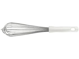 Batedor Manual Tramontina Profissional em Inox com Cabo Branco 35CM