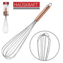 Batedor Mexedor Manual Fue Fouet de Claras Patês Cremes de Inox com Cabo Rose Gold 35cm Batedor Mexedor Manual Fue Fouet de Claras Patês Cremes de Inox com Cabo Rose Gold 35cm
