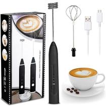 Batedor Misturador Mixer Elétrico 2 em 1 Bivolt Bebidas Leite Café Bolo Milk Shake Clara de Ovos 2 em 1