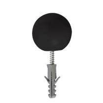 Batedor para porta conjunto completo preto sfor Batedor para porta conjunto completo preto sfor