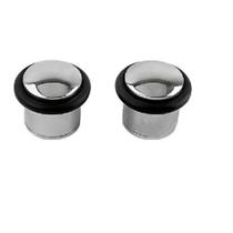 Batedor Para Porta Max0028b Com 2Unidades Cromado - MAXIMA-Batente Batedor Para Porta Max0028b Com 2Unidades Cromado - MAXIMA-Batente