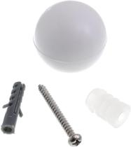 Batedor Para Porta Modelo Bola Branco Bemfixa 9004