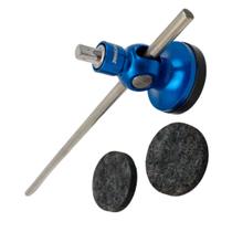 Batedor regulável p/ bumbo bateria liverpool aluminio azul 11622