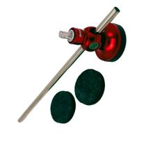 Batedor regulável p/ bumbo bateria liverpool aluminio vermelho 11623 Batedor regulável p/ bumbo bateria liverpool aluminio vermelho 11623