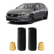 Batente Coifa Dianteiro Volvo V60 2012 2013 2014 2015 2 Kit