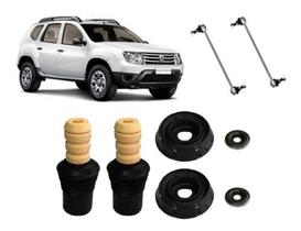 Batente Coxim Dianteiro + Bieleta Duster 2012 A 2020 - 2 Kit