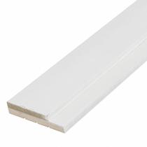 Batente de Madeira MDF Ultra Branco 215x7,5x2,7cm Casablanca Batente de Madeira MDF Ultra Branco 215x7,5x2,7cm Casablanca