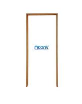 Batente de Madeira Para Porta Caxilho Forra Marco 210x16x3 cm Eucalipto NeonX + Kit Guarnição Vista Alizar 7 cm