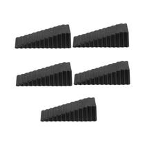 Batente De Porta Corta-Vento De Segurança Anticolisão Sem Perfuração 40x93x27mm 1un/5un