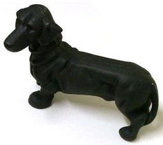 Batente de Porta Dachshund de Ferro Fundido 1,5 kg 13x9x9 cm
