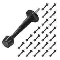 Batente de porta HOMOTEK Heavy Duty Solid Rígido Zinco fundido sob pressão preto Batente de porta HOMOTEK Heavy Duty Solid Rígido Zinco fundido sob pressão preto