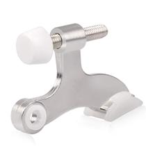 Batente de porta HOMOTEK Hinge Pin de níquel acetinado com pontas de borracha Batente de porta HOMOTEK Hinge Pin de níquel acetinado com pontas de borracha