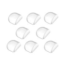 Batente De Porta Transparente Autoadesivo 1-8 Peças, Suporte De Chão Para Proteção De Móveis E