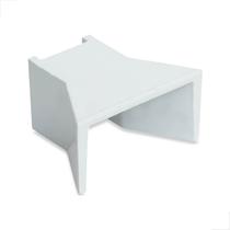 Batente Para Fechamento Portão Pc002 Alumínio Branco