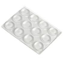 Batente Silicone Auto Colante Para Moveis, Vidro e eletronicos Cartela 25 GOTAS 3 TAMANHOS