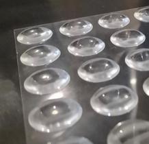 Batente Silicone Auto Colante Para Moveis, Vidro e eletronicos Cartela 25 GOTAS 3 TAMANHOS