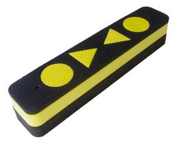 Batentes Eva Protetor de Para-choque Garagem Parede - Estacionamento Cor Amarelo/preto