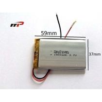 Bateria 1 Unidade 1500mah 5mm X 37mm X 59mm 2 Fios 3,7v