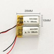 Bateria 1 Unidade 55mah 4mm X 10mm X 20mm 401119 E 401020 Bateria 1 Unidade 55mah 4mm X 10mm X 20mm 401119 E 401020