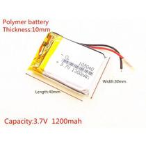 Bateria 1200 Mah 3,7v Com 2 Fios Grossa E Pequena Baba Elet