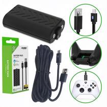 Bateria 1200mAh + Cabo Carregador USB Tipo C Compatível com Controle Joystick Manete Xbox Series X/S Bateria 1200mAh + Cabo Carregador USB Tipo C Compatível com Controle Joystick Manete Xbox Series X/S