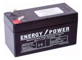 Bateria 12v 1.3ah Centrais De Alarme Relógio Ponto - ENERGYPOWER