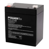 Bateria 12V VRLA/ AGM 5AH para Caixa acústica Nobreak Portão 1.5 A Powertek - EN010