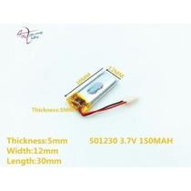 Bateria 150 Mah 3.7v Com 2 Fios 5mm X 12mm X 30mm